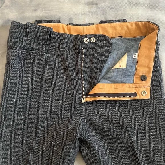 Monitaly Herringbone Trousers - Picture 3 of 8